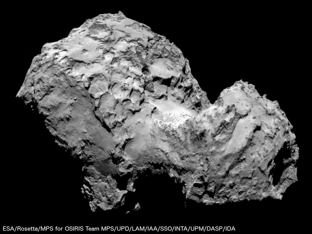 Kometa C-G, zdjęcie z Rosetty